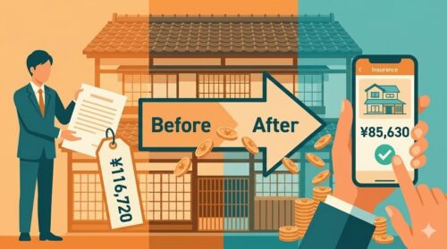 火災保険見直しで年3万円節約