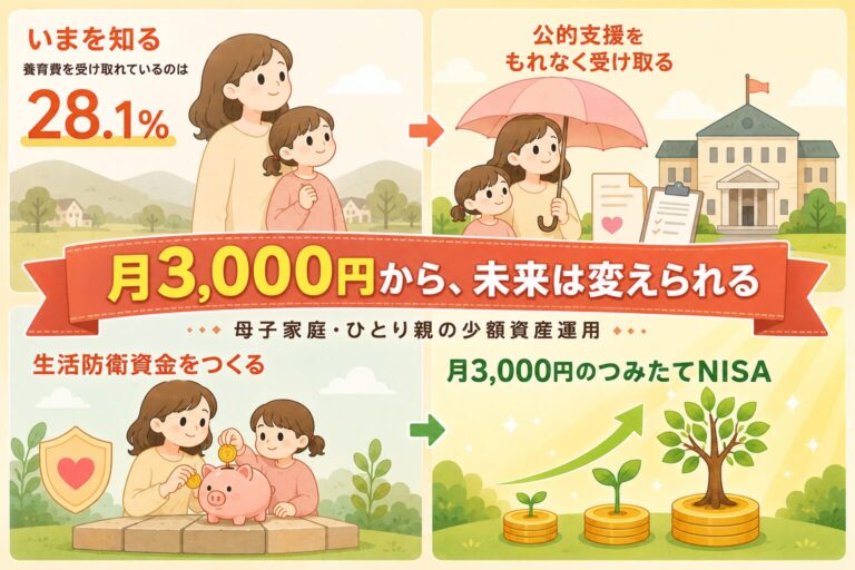 母子家庭・ひとり親の資産運用